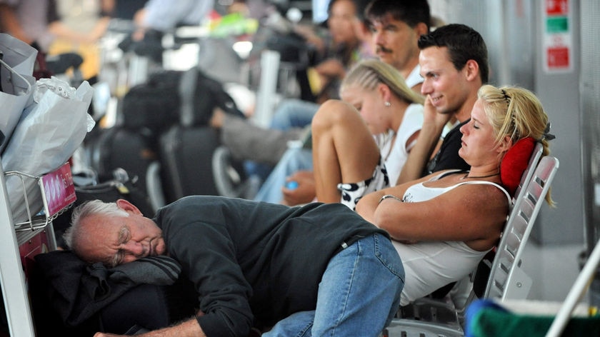 Passengers stranded in Bangkok airport