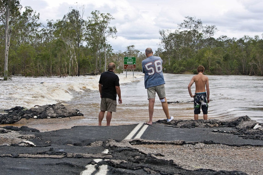 Essendean Bridge, north of Bundaberg, on January 28, 2012.