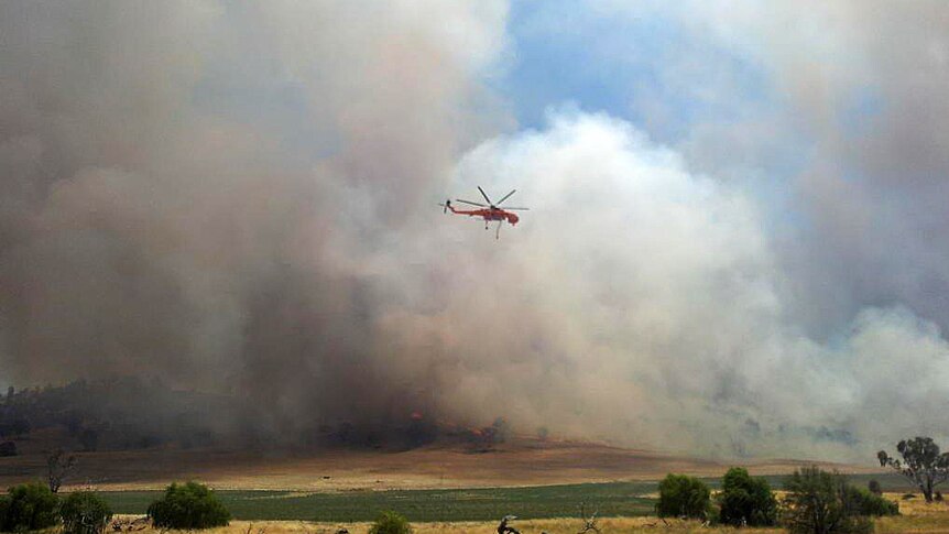 Bushfire burns near Oura