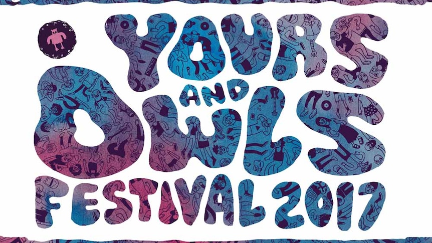 A splash logo for Yours & Owls Festival 2017