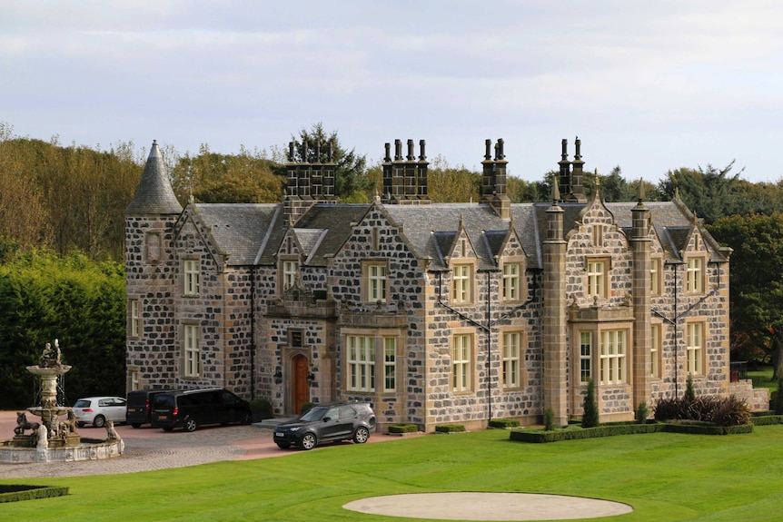 MacLeod House hotel at Trump International Golf Course in Scotland