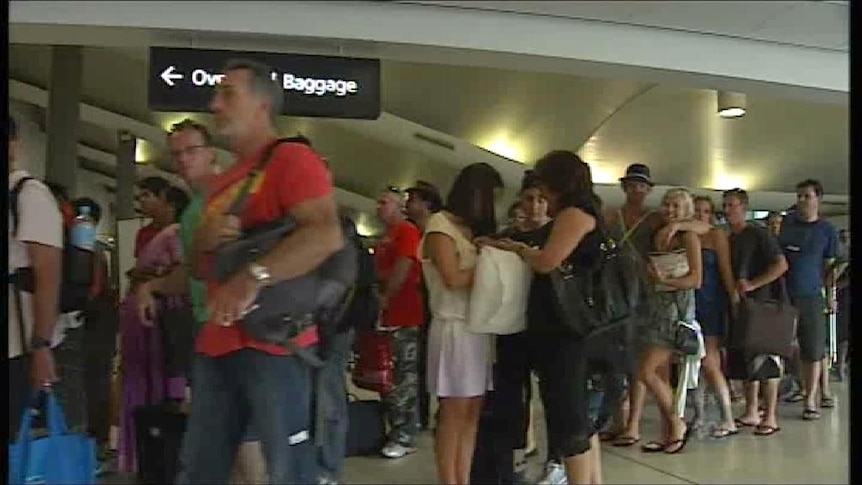 Suspect liquids spark airport evacuation