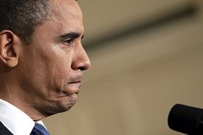 US President Barack Obama addresses a news conference (Jason Reed/Reuters)