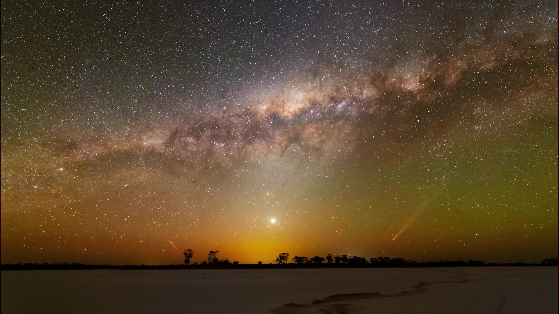 The Milky Way Salt Lake by Michael Goh. - ABC News