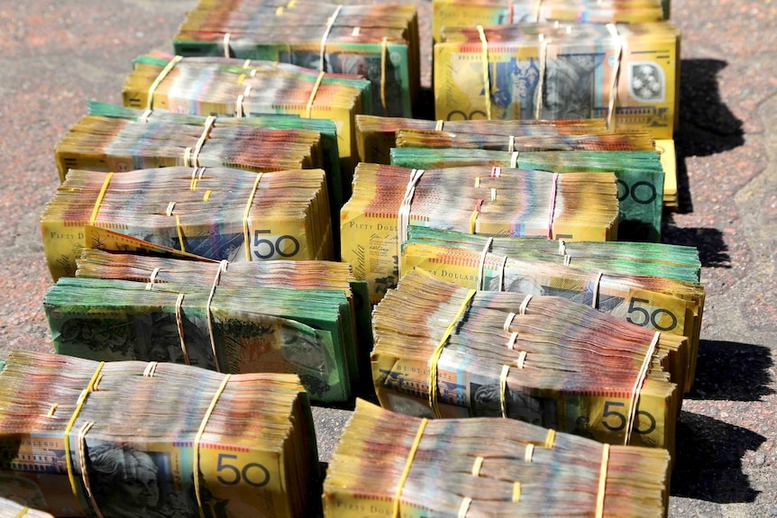 Cash seized during cigarette smuggling investigation