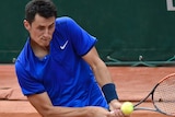 Bernard Tomic at the French Open