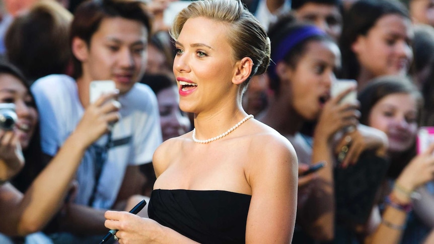 Scarlett Johansson arrives for screening of Don Jon in Toronto