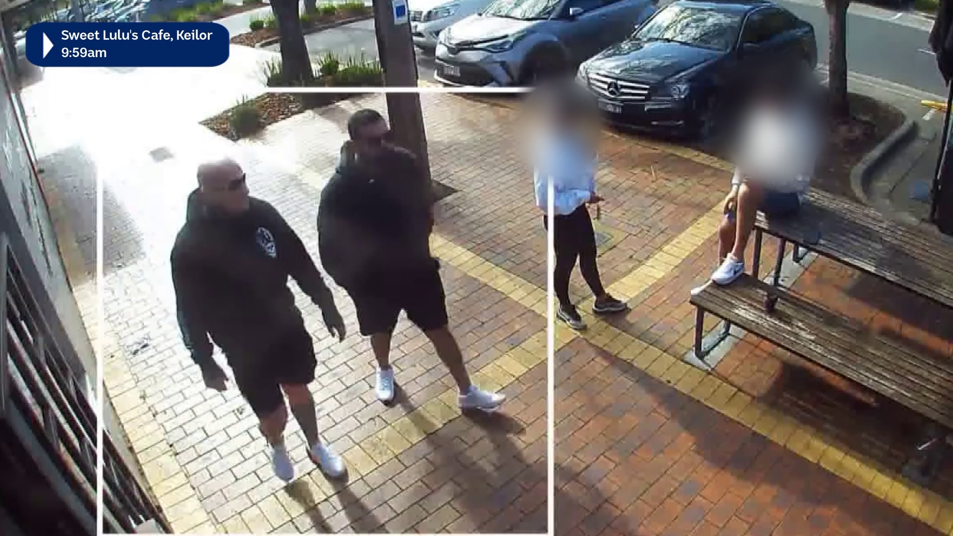 CCTV footage shows moment underworld figure Gavin Preston was shot dead