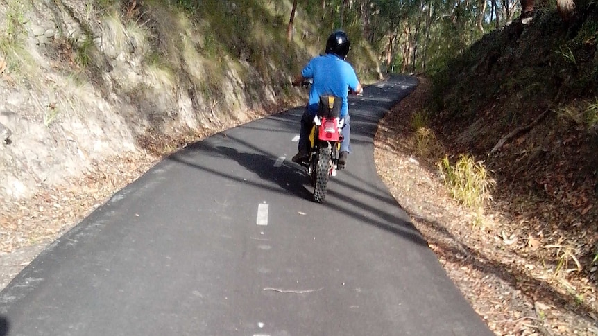 Police being asked to take action against motorbike riders using the Wallsend to Glendale cycleway illegally.