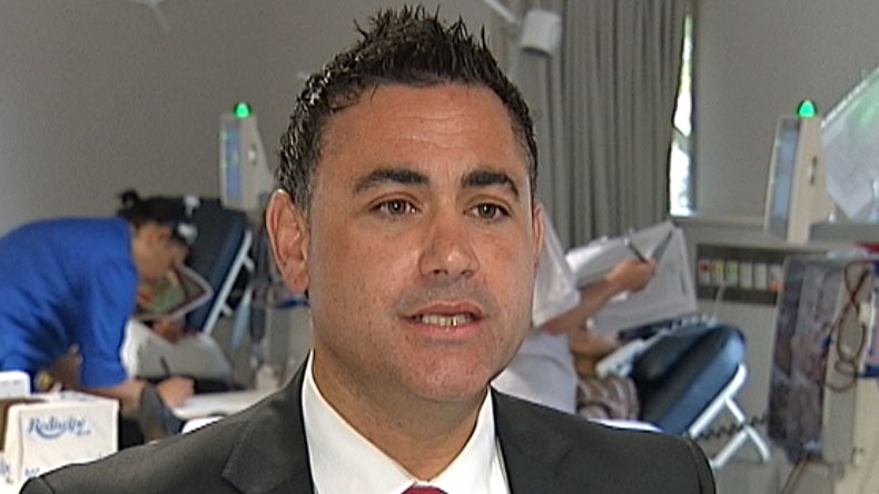Video still: NSW Member for Monaro John Barilaro