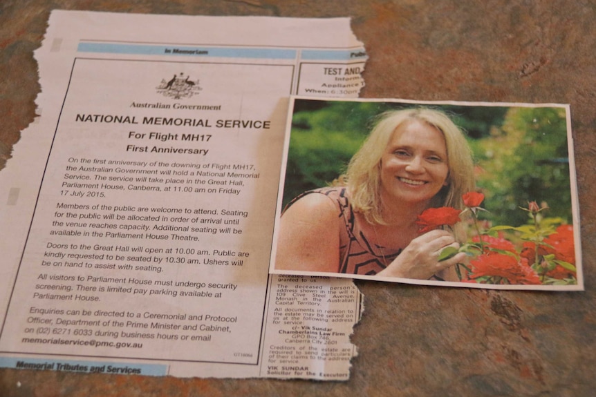 Canberra MH17 victim Liliane Derden