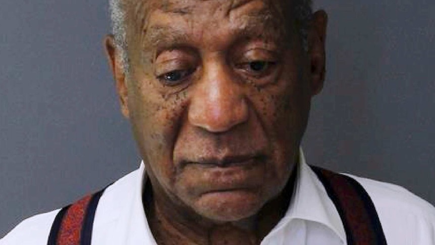 A mugshot of Bill Cosby from the Montgomery County jail