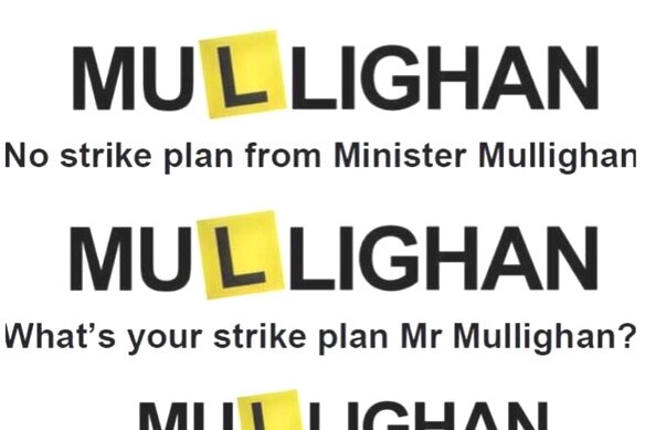 Liberal advertising targeted Mr Mullighan