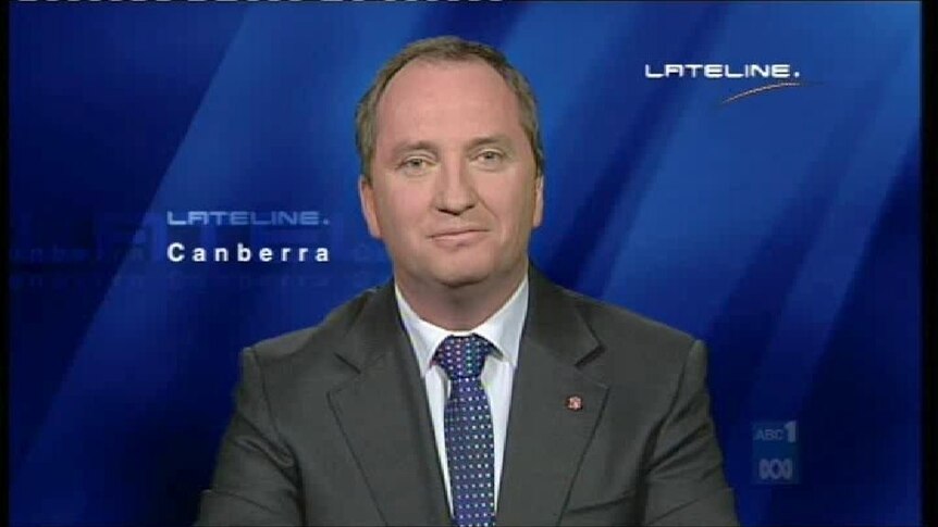 Barnaby Joyce discusses Coalition's climate stance