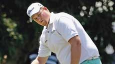 Amateur... Aaron Pike is still in the hunt at the Masters. (File photo)