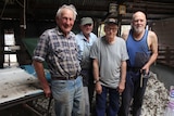 Shearing team with average age of 75