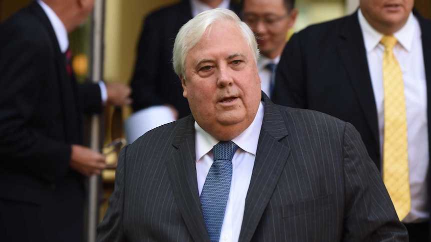 PUP leader Clive Palmer