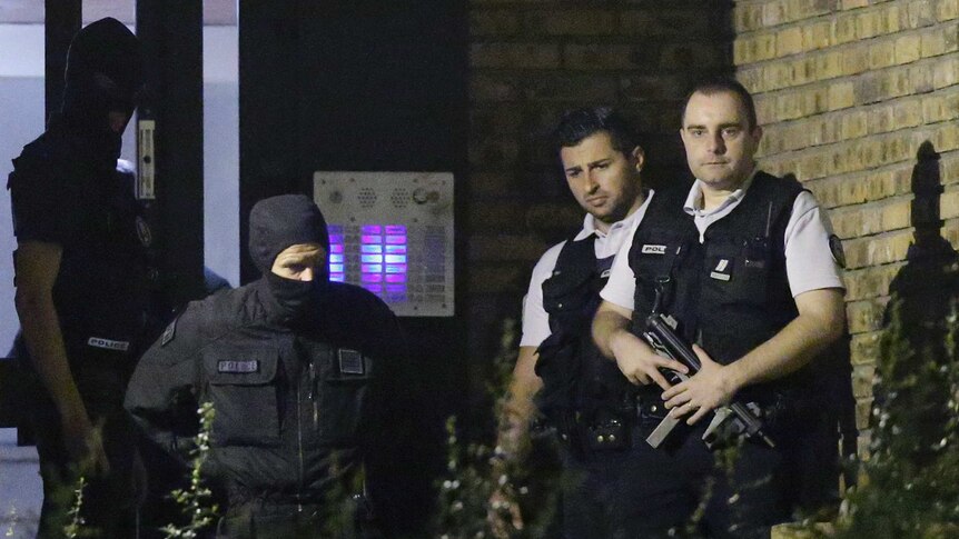 French police raid Boussy-Saint-Antoine near Paris