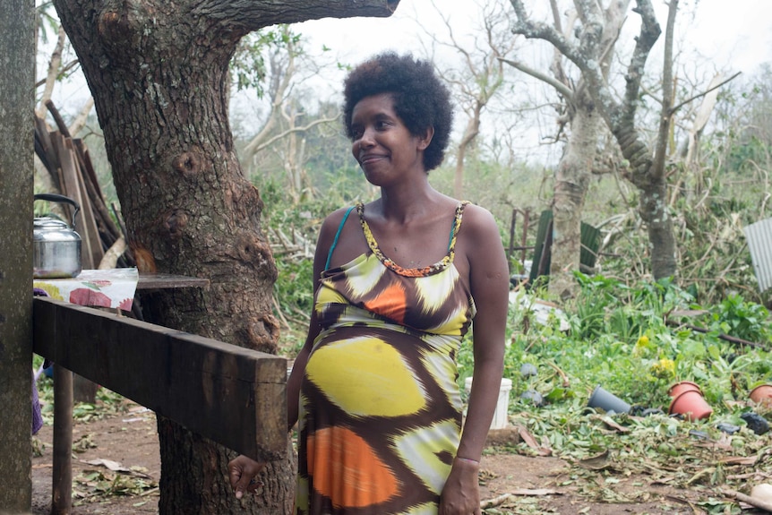 This ni-Vanuatu woman was past her due date and left with no access to water.