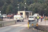 Police at Mount Lyell copper mine