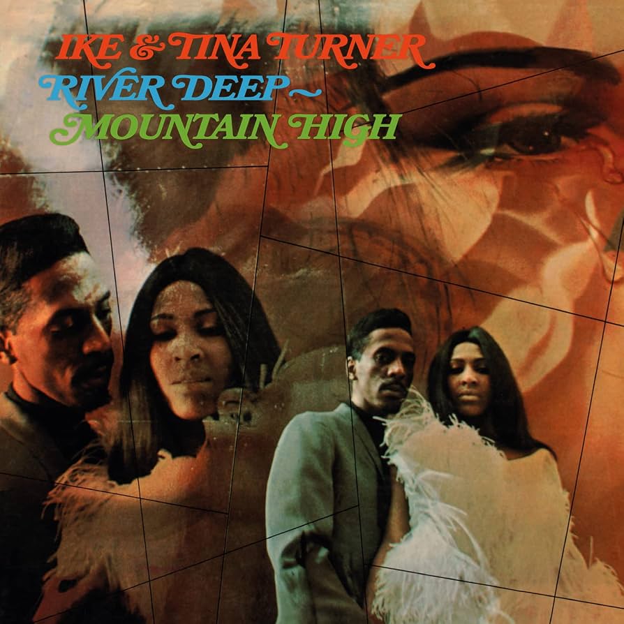 Album cover is photos of Ike and Tina Turner together