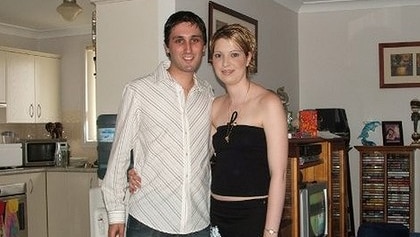 Fernando Marino and his partner Karen McGovern pose for a photo.