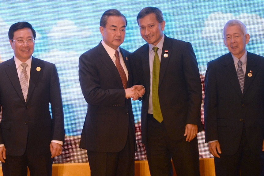 Foreign ministers attend the Association of Southeast Asian Nations (ASEAN) annual ministerial meeting in Laos