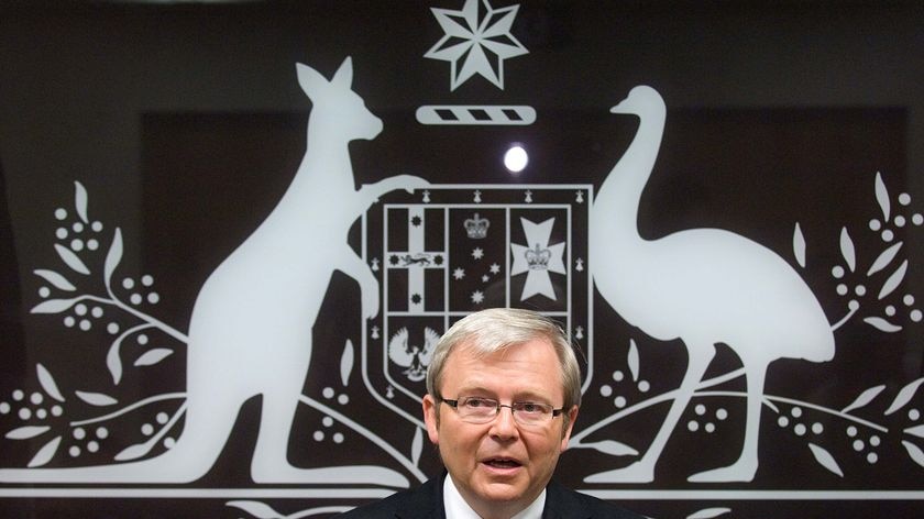 Prime Minister Kevin Rudd says the world community now needs to do the hard yards. (File photo)