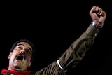 Nicolas Maduro during a presidential campaign rally in Caracas.