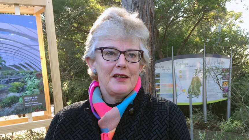 Friends of the Botanic Gardens President Lesley Jackman