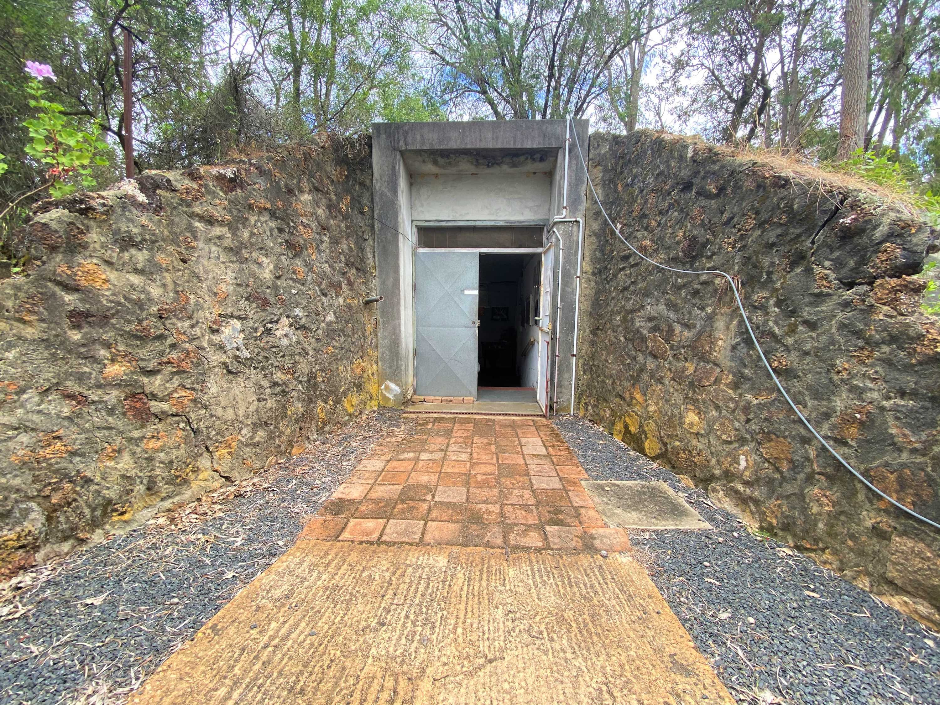 World War II bunker on WA property hides vintage motorcycle collection