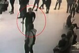 CCTV footage shows art theft suspect in gallery