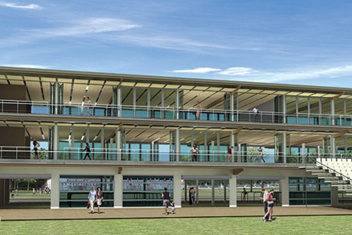Concept plan for Victoria Park grandstand