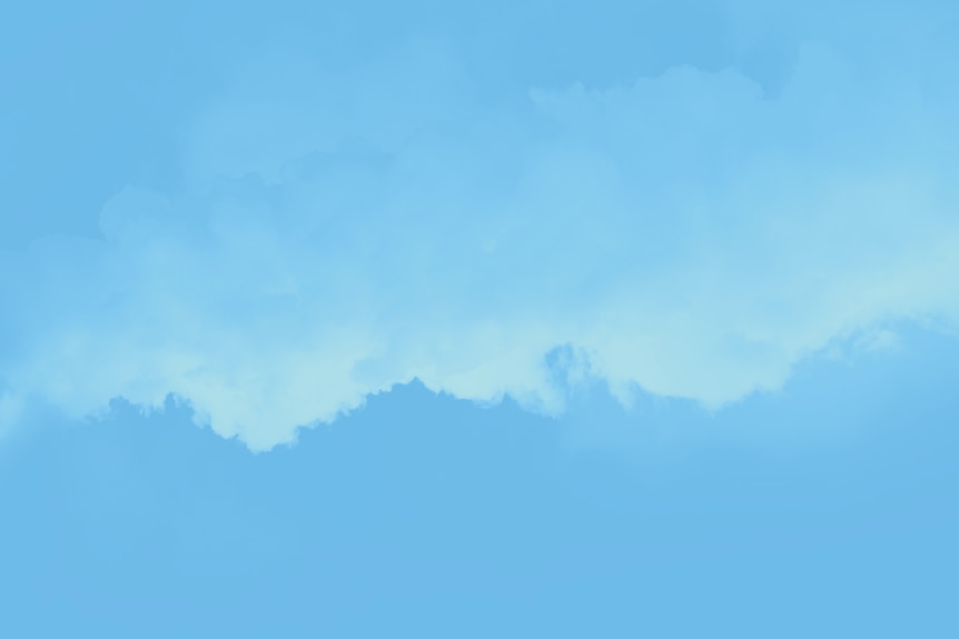 Smoky blue background