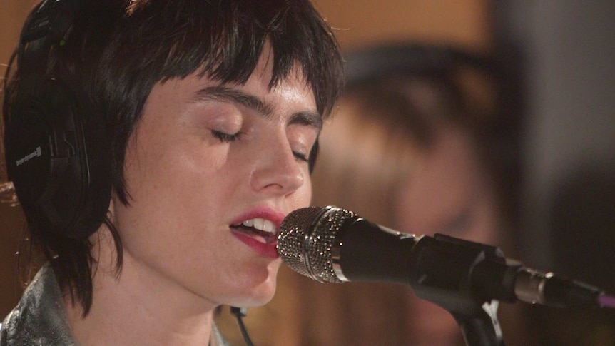 The Preatures performing in the triple j studios for Like A Version