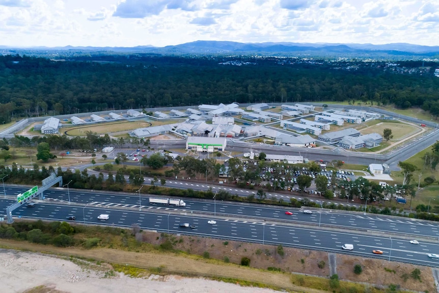 Prison pictured from above.