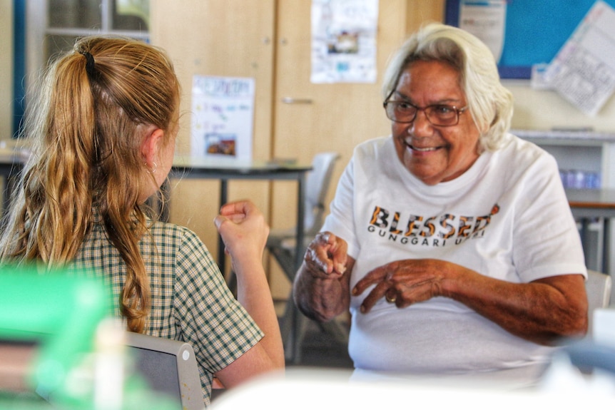 Gunggari woman, Aunty Lynette Nixon was named Female Elder of the Year in 2018