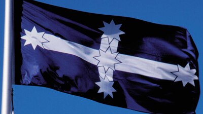 File photo: Eureka flag (AAP/Ballarat Tourism)