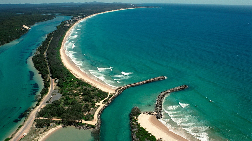 The mouth of the Wooli Wooli River