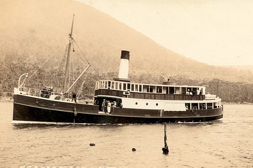 Cartela maiden voyage New Year day 1913