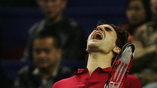 First class performance ... World number one Roger Federer made light work of David Ferrer to clinch the Masters Cup