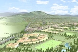 Artist's impression: the rezoning will allow up to  2,000 homes to be built.