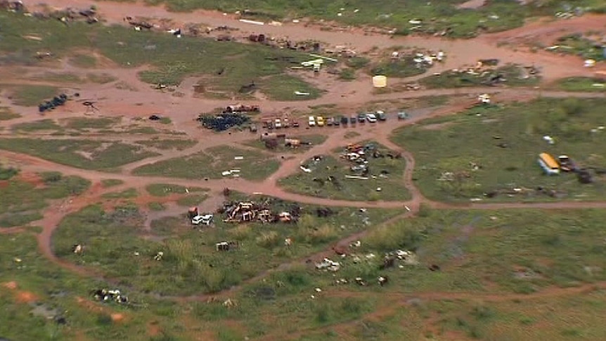 Pardoo station after Tropical Cyclone Rusty