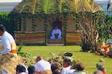 Tongan King Tupou VI receives gifts at coronation