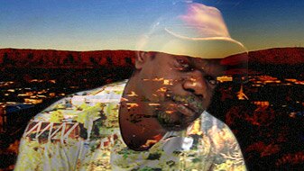 Kwementyaye Ryder with Alice Springs in the backgroun (Four Corners)