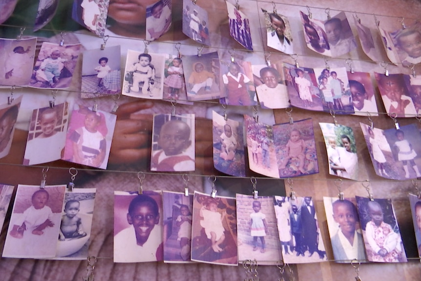 Photos at the Kigali Genocide Memorial