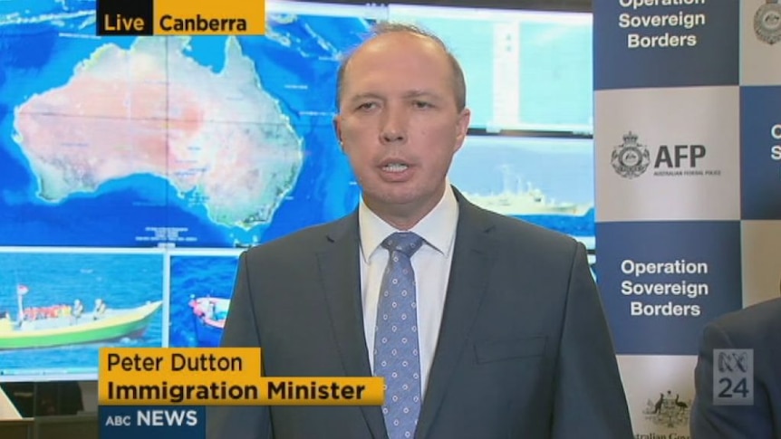 Dutton says future arrivals won't be resettled to the US