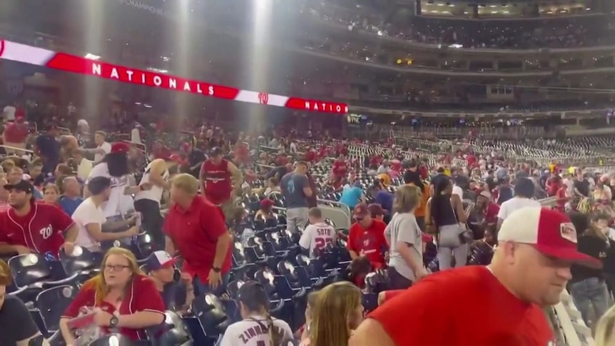 Major League Baseball fans scramble after shooting outside Washington  Nationals Park stadium - ABC News