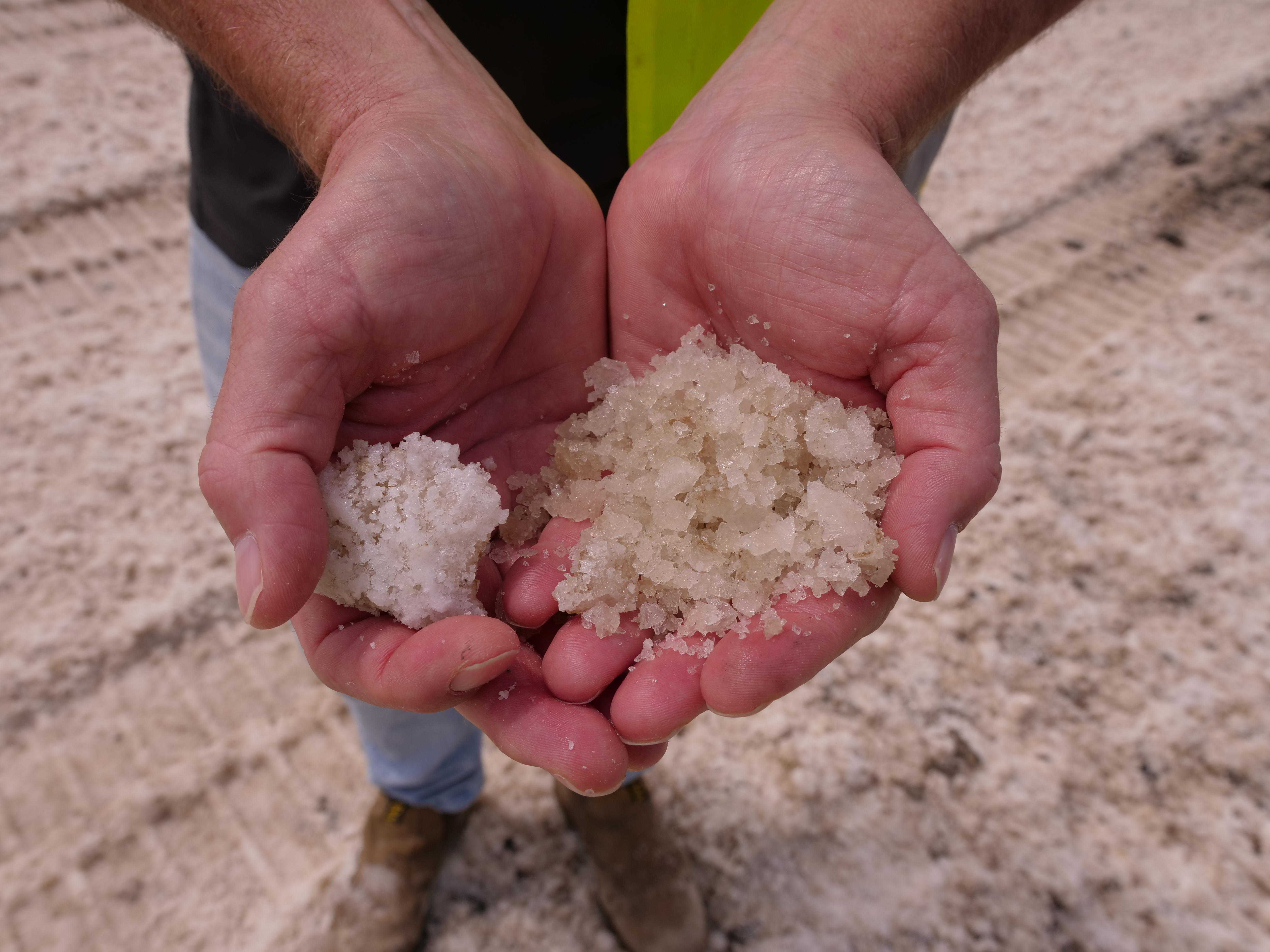 North Queensland salt harvest hit hard by wet weather, production at