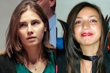 A composite photo of American student Amanda Knox and British student Meredith Kercher.